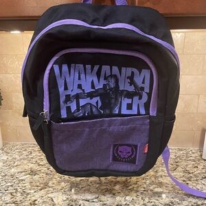 Marvel Black Panther Backpack - Black and Purple